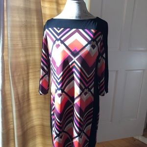 Beautiful Banana Republic multi-color dress.